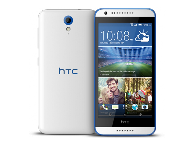 Смартфони HTC Desire 620G 8GB, бял цвят + 750MB интернет на месец