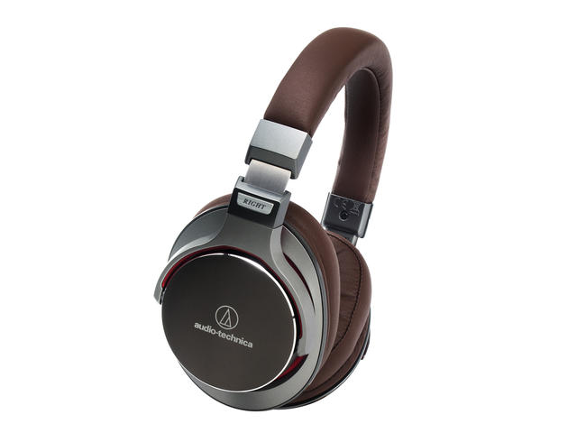 Слушалки Audio-Technica ATH-MSR7GM SonicPro, в кафяво