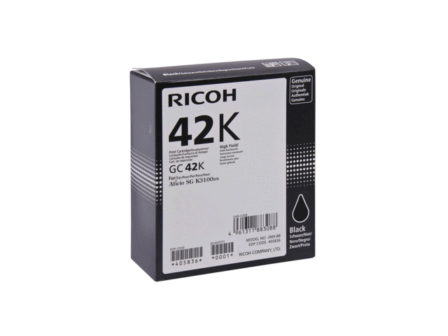 Консумативи Оригинален Ricoh Black Gel GC 42K