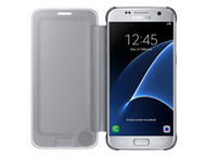 Калъфи Samsung Galaxy S7 Clear View Cover, в сребристо