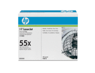 Консумативи Оригинален тонер HP 55X Black LaserJet