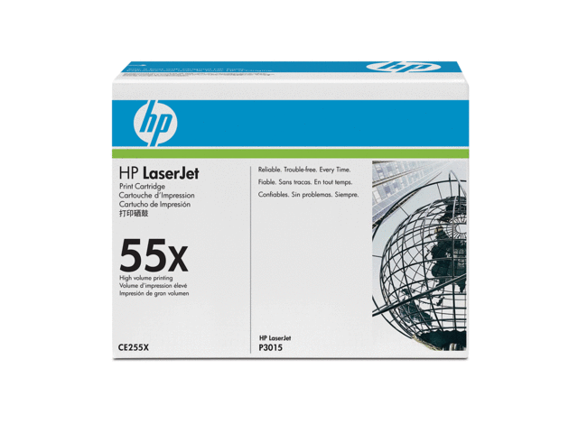 Консумативи Оригинален тонер HP 55X Black LaserJet