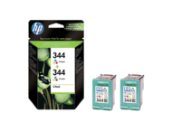 Консумативи Оригинален консуматив HP 344 2-pack Tri-color Inkjet Print Cartridges