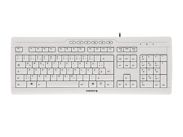 Клавиатури Cherry Stream 3.0, в бяло
