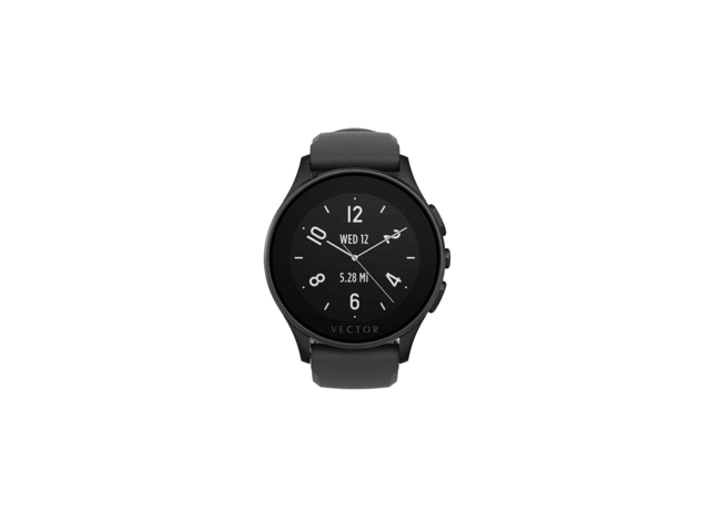 Смарт часовници Vector Luna Black Silicone