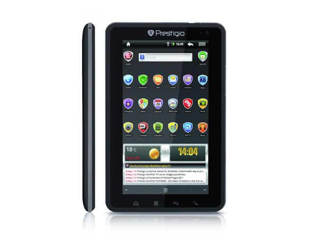 Таблети Prestigio MultiPad 7074 + 3G 4GB, черен цвят