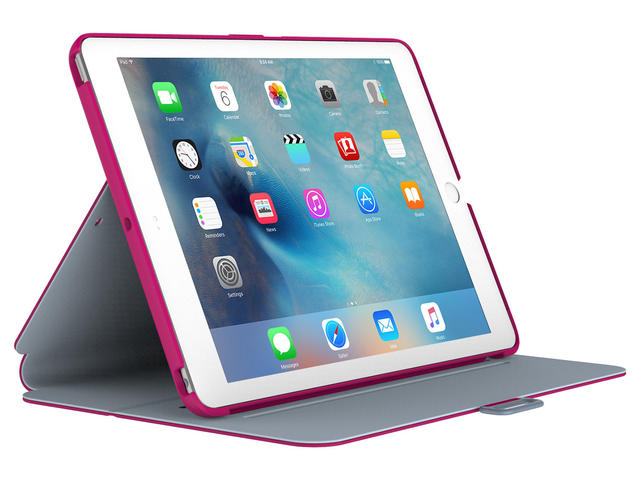 Калъфи за таблети Speck iPad Air Pro 9.7 StyleFolio, Fuchsia Pink/Nickel Grey
