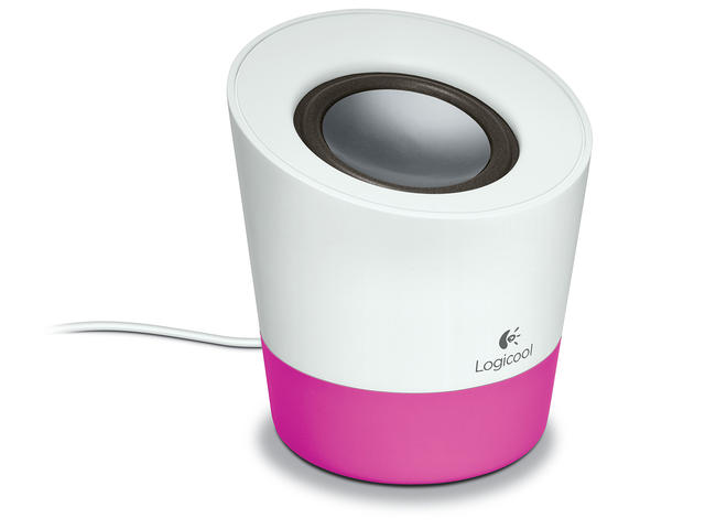 Колони Logitech Z50, в бяло-розово