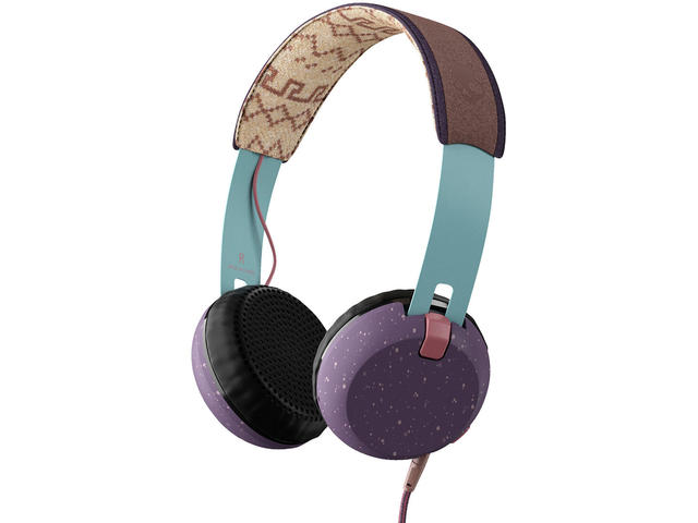 Слушалки Skullcandy Grind, в лилаво-синьо