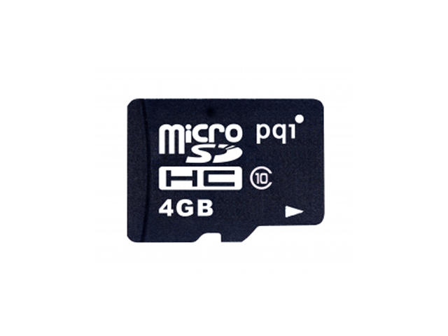 Карти памет 4GB microSD карта PQI Class10
