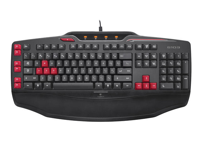 Клавиатури Logitech G103 US Int'l EER layout