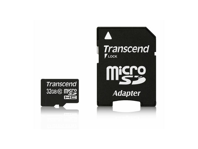 Карти памет Transcend 32GB microSDHC Class 10