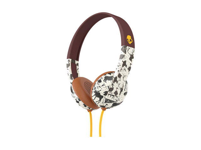 Слушалки Skullcandy Uproar, в бяло-винено