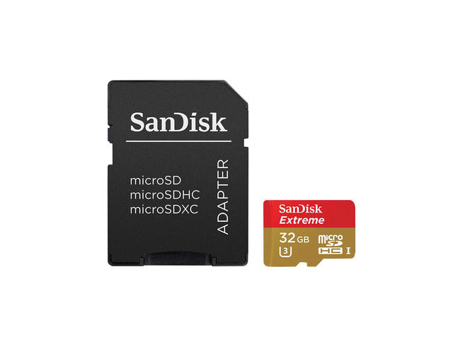 Карти памет 32GB microSDHC SanDisk Extreme Class 10 UHS-I U3