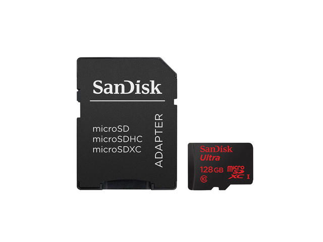 Карти памет 128GB microSDXC SanDisk Ultra Class 10 UHS-I