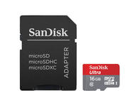 Карти памет 16GB microSDHC SanDisk Ultra Class 10 UHS-I 80 MB/s