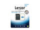 Карти памет 32GB microSDHC Lexar High-Performance 300x Adapter