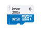 Карти памет 32GB microSDHC Lexar High-Performance 300x Adapter