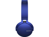 Слушалки Sony MDR-XB650BT, в синьо