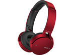 Слушалки Sony MDR-XB650BT, в червено