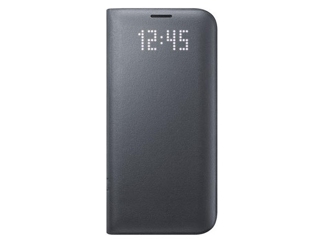 Калъфи Samsung Galaxy S7 edge LED Cover, в черно