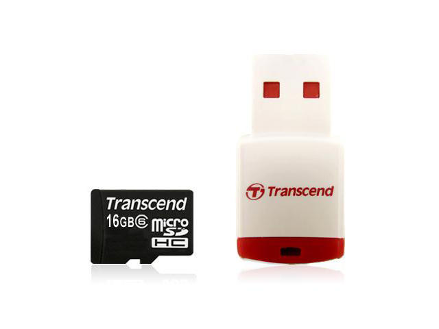 Карти памет Transcend 16GB microSDHC карта