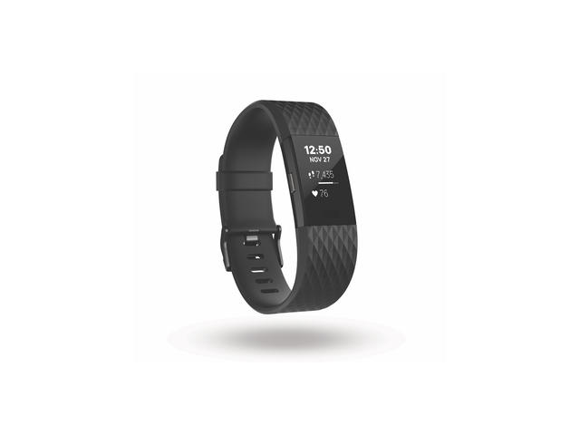 Смарт гривни Fitbit Charge 2 Gunmetal, черно