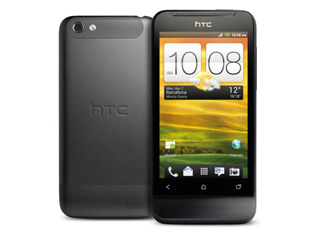 Смартфони HTC One V 4GB, сребрист цвят