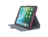 Калъфи за таблети Speck iPad Mini 4 StyleFolio Vintage Bouquet Grey/Nickel Grey/Boysenberry Purple