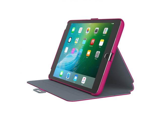 Калъфи за таблети Speck iPad Mini 4 StyleFolio Fuchsia/Nickel Grey