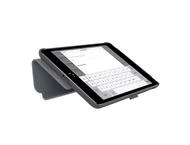 Калъфи за таблети Speck iPad Mini 4 StyleFolio Luxe Textured Metallic Perf Titanium/Nickel Grey/Soot Grey