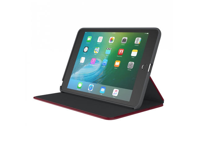 Калъфи за таблети Speck iPad Mini 4 DuraFolio LUXURY EDITION Carbon Fiber Black / Crimson Red/Slate