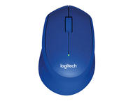 Мишки Logitech M330 Silent Plus, в синьо