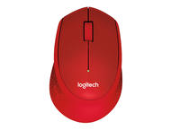 Мишки Logitech M330 Silent Plus, в червено