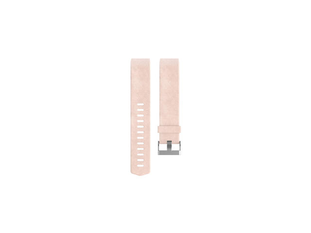 Каишки Fitbit Charge 2 Accessory Band, Leather Blush Pink - Large