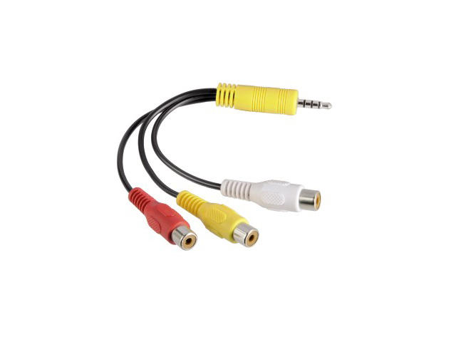 Кабели и Адаптери Адаптер за Samsung, 3.5 мм жак- 3 RCA гнезда