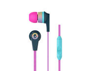 Слушалки Skullcandy Ink’d 2, в розово-синьо