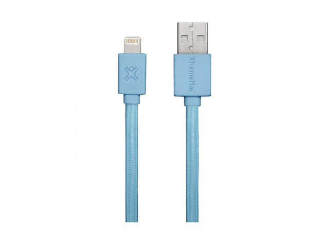 Кабели и Адаптери XtremeMac LT Flat Cable - син