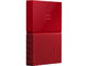 Външни HDD 1TB WD My Passport, в червено