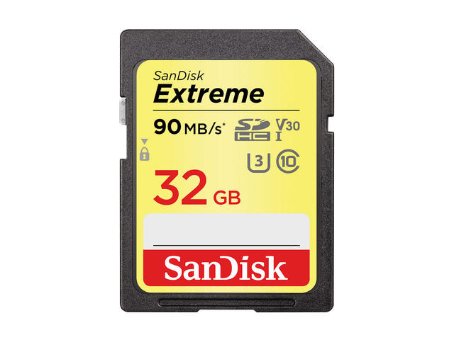 Карти памет 32GB SDHC SanDisk Extreme Class 10 UHS-I V30