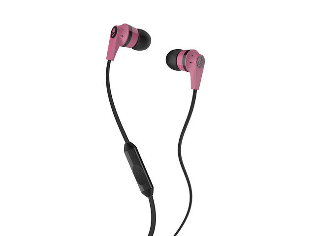 Слушалки Skullcandy Ink’d 2, в розово-черно