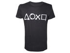Облекло и аксесоари Playstation Buttons Artwork Printed Crewneck T-shirt, Size S