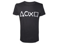 Облекло и аксесоари Playstation Buttons Artwork Printed Crewneck T-shirt, Size M