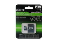 Карти памет Maxell microSD карта 4GB клас 4
