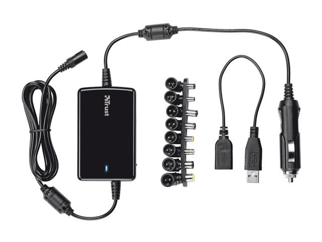 Захранвания за лаптопи TRUST 70W Ultraslim Laptop & Phone Charger