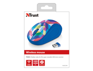 Мишки TRUST Primo, blue geometry