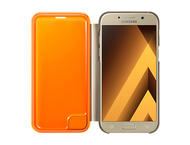 Калъфи Samsung Galaxy A5 2017 Neon Flip Cover, в златисто