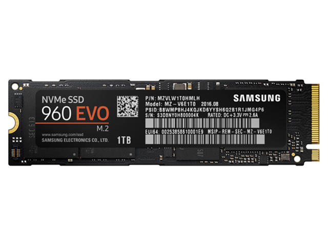 SSD 1TB Samsung 960 EVO NVMe PCIe 3.0 x4