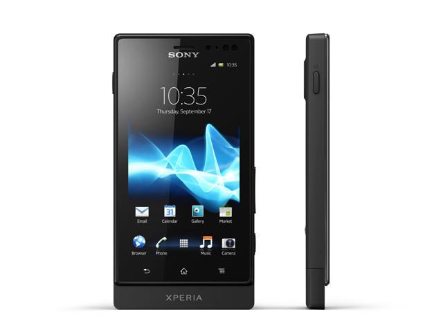 Смартфони Sony Xperia Sola 8GB, черен цвят