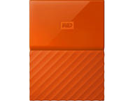 Външни HDD 1TB WD My Passport, в оранжево